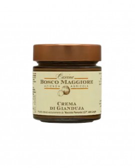 Crema di Gianduja di Nocciole Piemonte IGP - vaso 235g spalmabile artigianale - Cascina Bosco Maggiore