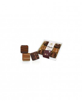 Praline miste, scatola trasparente 9 pezzi - 90g - Menichetti Cioccolato