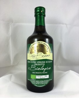Biologico Olio extra vergine d'oliva - 100% Italiano -  bottiglia 500ml - Casa Bruna