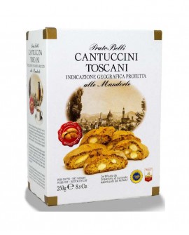 PratoBelli Cantuccini Toscani IGP alle mandorle - astuccio 250g - Biscottificio Belli