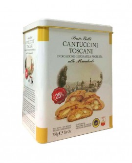 Cantuccini Toscani IGP alle mandorle - scatola in latta 250g - Biscottificio Belli