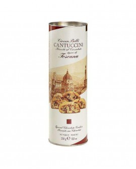 CioccoBelli Cantuccini Toscani al cioccolato - cilindro cartonato 250g - Biscottificio Belli