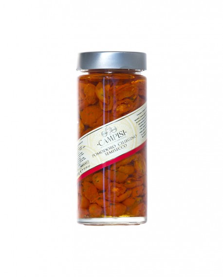 Pomodoro Ciliegino semisecco sott'olio - vaso vetro 550 g - Campisi