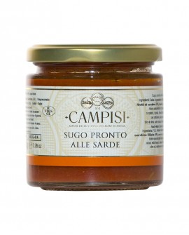 Sugo pronto alle Sarde con pomodoro ciliegino - vaso vetro 220 g - Campisi