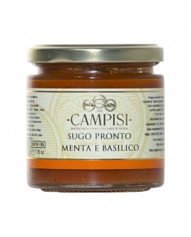 Sugo pronto Menta e Basilico pomodoro ciliegino - vaso vetro 220 g - Campisi