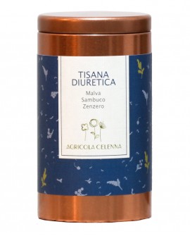 TISANA DIURETICA in fiori - barattolo 35g - Tisane Agricola Celenna