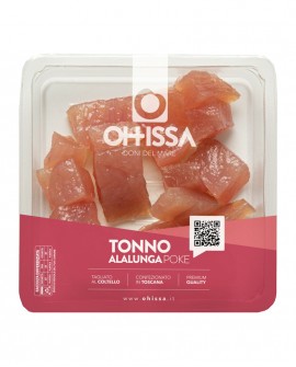 Poke di Tonno Alalunga - crudo in ATM - vaschetta 160g - monoporzione piatto pronto - OHISSA Fratelli Manno