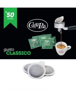 Cialda carta - Caffè Carta Verde - Confezione da 50 pezzi - Caffè Poli