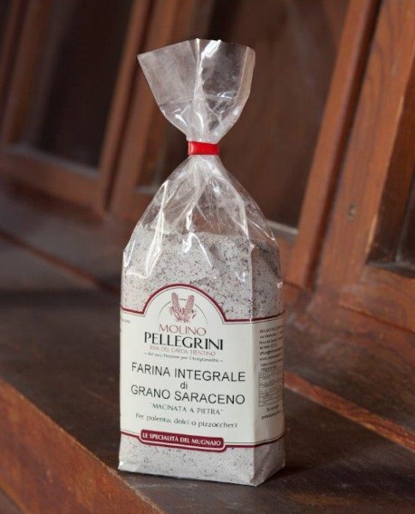 Farina di grano saraceno integrale macinata a pietra - Linea Specialità - 1kg - Molino Pellegrini