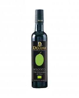 Olio extra vergine di oliva Biologico – Bottiglia da 250 ml – pacco 12 bottiglie - Azienda Agraria Decimi