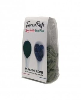 Maccheroni + Clorella – Pasta artigianale Grani antichi con aggiunta di alghe Clorella. 250 g - 250 g - Podere San Bartolo
