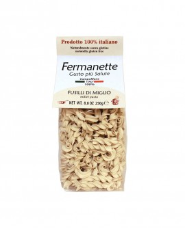 Fusilli di miglio Fermanette - Pasta corta - senza glutine - 250g - Pastificio Marcozzi