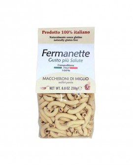Maccheroni di miglio Fermanette - Pasta corta - senza glutine - 250g - Pastificio Marcozzi