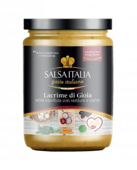 Lacrime di Gioia - Salsa cipollata con verdure e carne - da 270 Gr - Gluten Free - Salsa Italia