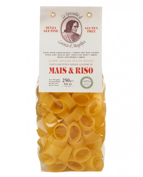 MAIS E RISO Calamari senza glutine 250 gr Lorenzo il Magnifico - Pasta BIOLOGICA - Antico Pastificio Morelli