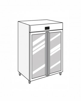 Armadio frigorifero Stagionatore 1500 GLASS Salumi - STG ALL 1500 GLASS S ADV - Refrigerazione - Everlasting