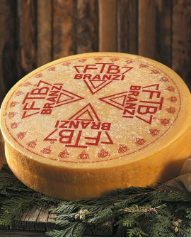 Branzi formaggio tipico val brembana 11Kg stagionatura 90gg - Gildo Formaggi