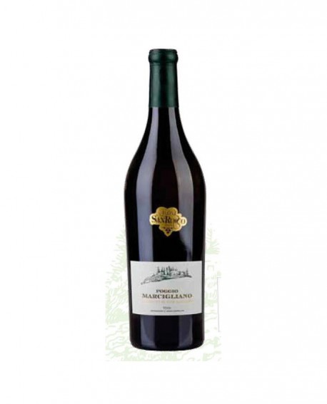 Vino bianco DOC Todi, Grechetto di Todi Superiore - Poggio Marcigliano 750 ml  Vol.13,50% - Cantina   Tenuta San Rocco