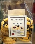 GLI OCCHI DOLCI, biscotto di pasta frolla ripieno di Cioccolato - 180g - Pasticceria Alla Vecchia Maniera