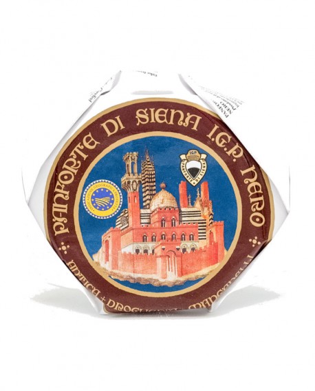 Panforte Nero di Siena o Panpepato IGP 900g - Antica Drogheria Manganelli Siena