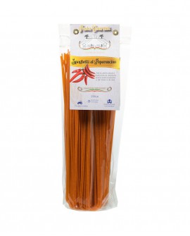 Spaghetti al Peperoncino 250g - pasta di semola di grano duro italiano trafilata al bronzo - Pastificio il Mulino di Puglia