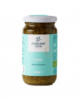Pesto al Basilico - biologico - 180g vaso in vetro - Cipriani Food