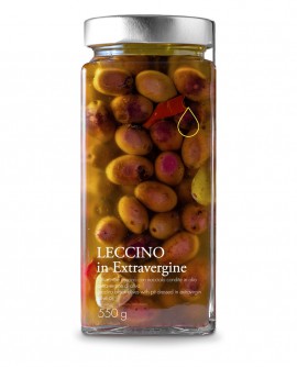 Olive nere Leccino in olio extra vergine - 550g - Olio il Bottaccio