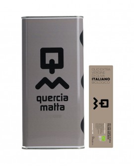 Olio Extravergine d'Oliva Classico Biologico 100% italiano - 5Lt - Olio Querciamatta