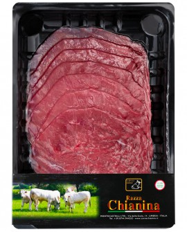 Carpaccio di Carne Chianina - n.1 pezzo 250g skin - Carne Certificata - Macelleria Co.Pro.Car. San Nicolo