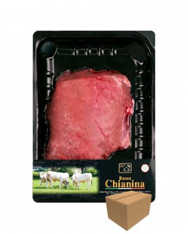 Tagliata di Carne Chianina - n.1 pezzo 400g skin - cartone da 8 confezioni - Carne Certificata - Macelleria Co.Pro.Car. San Nico