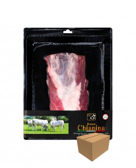 Testa di Filetto di Carne Chianina - n.1 pezzo 2Kg skin - cartone da 4 confezioni - Carne Certificata - Macelleria Co.Pro.Car. S