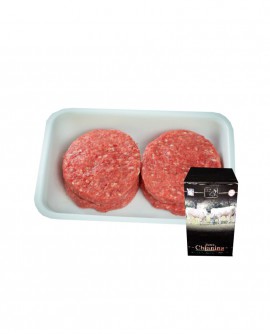 Hamburger di Carne Chianina da 150g - flow pack n.4 pezzi 600g surgelato Box - Carne Certificata - Macelleria Co.Pro.Car.